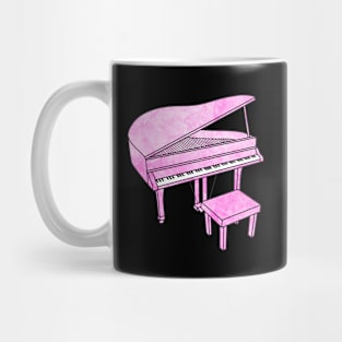 Pink Piano Mug